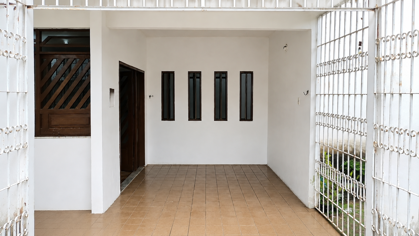 Garagem coberta